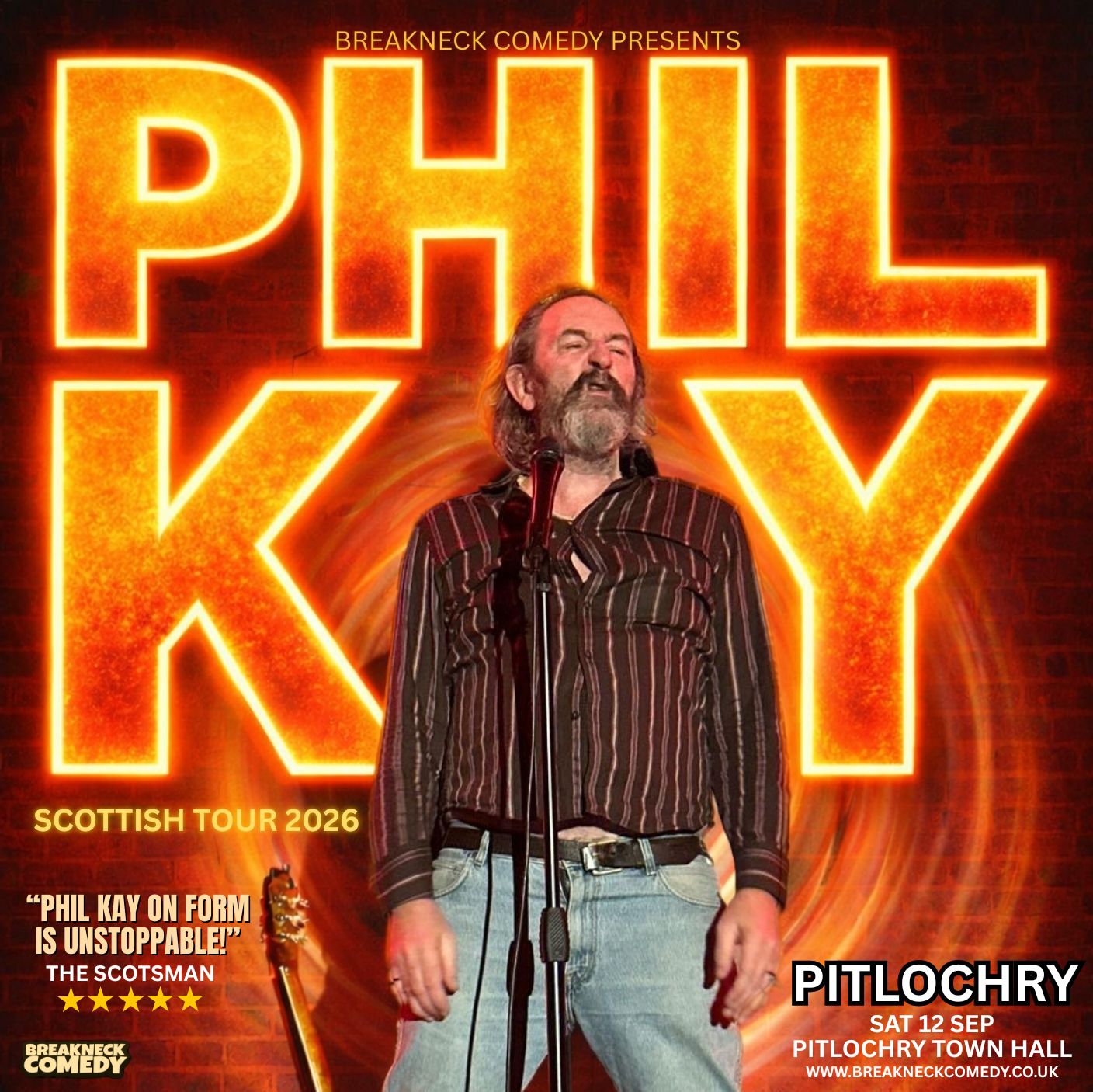 Phil Kay at Fonab Caravan Park