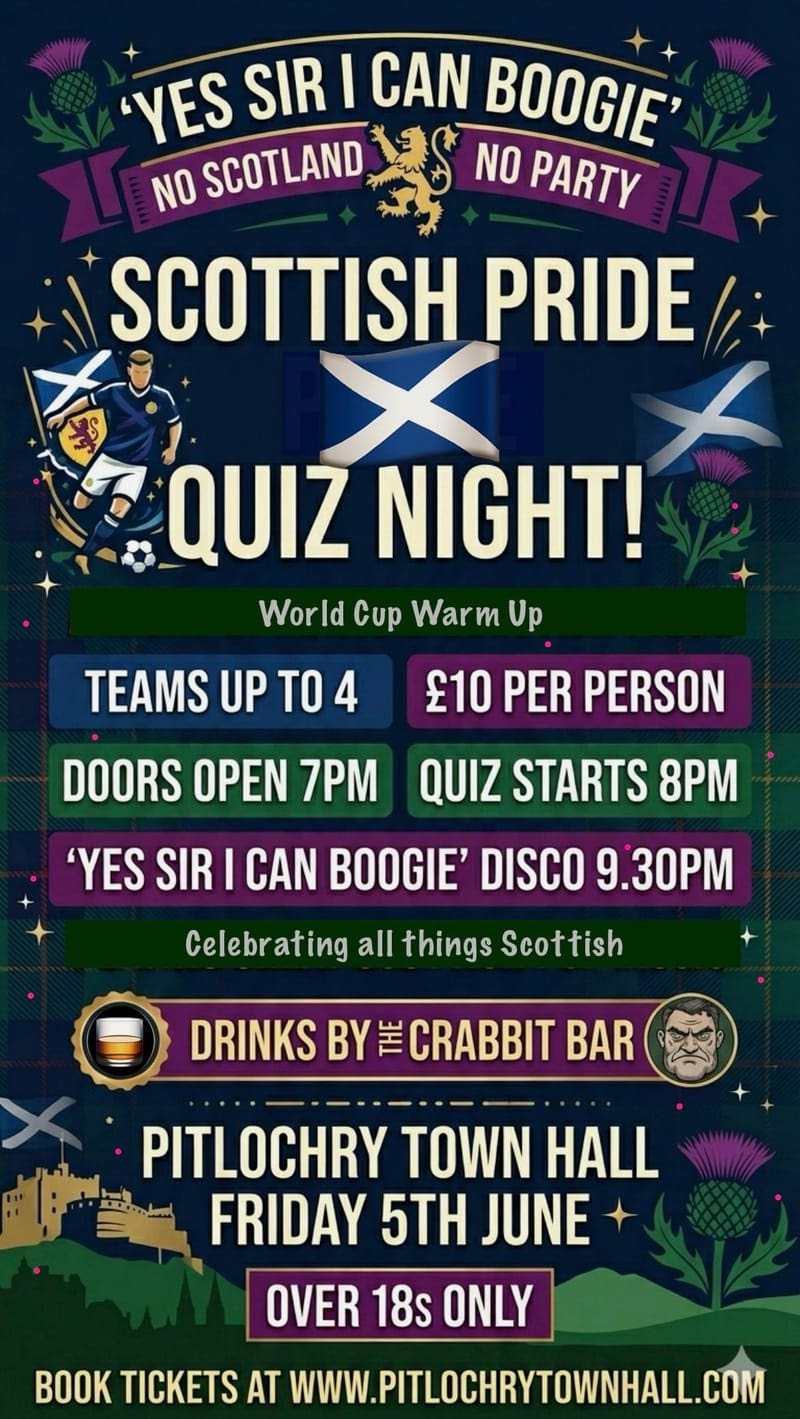 Scottish Pride Quiz Night at Fonab Caravan Park