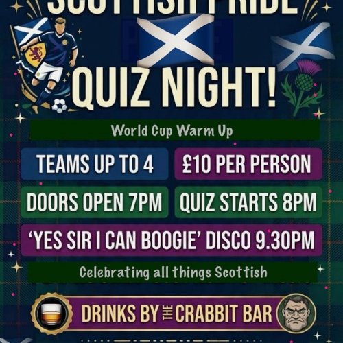 Scottish Pride Quiz Night event