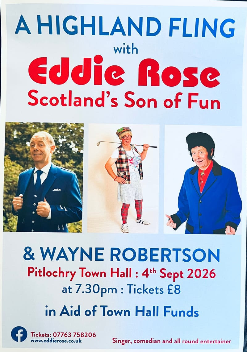 A HIGHLAND FLING with EDDIE ROSE at Fonab Caravan Park