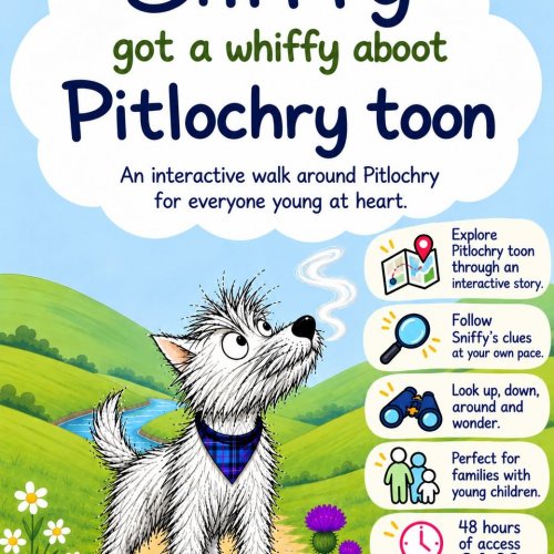 Sniffy&rsquo;s Got A Whiffy Aboot Pitlochry Toon! Pitlochry attraction
