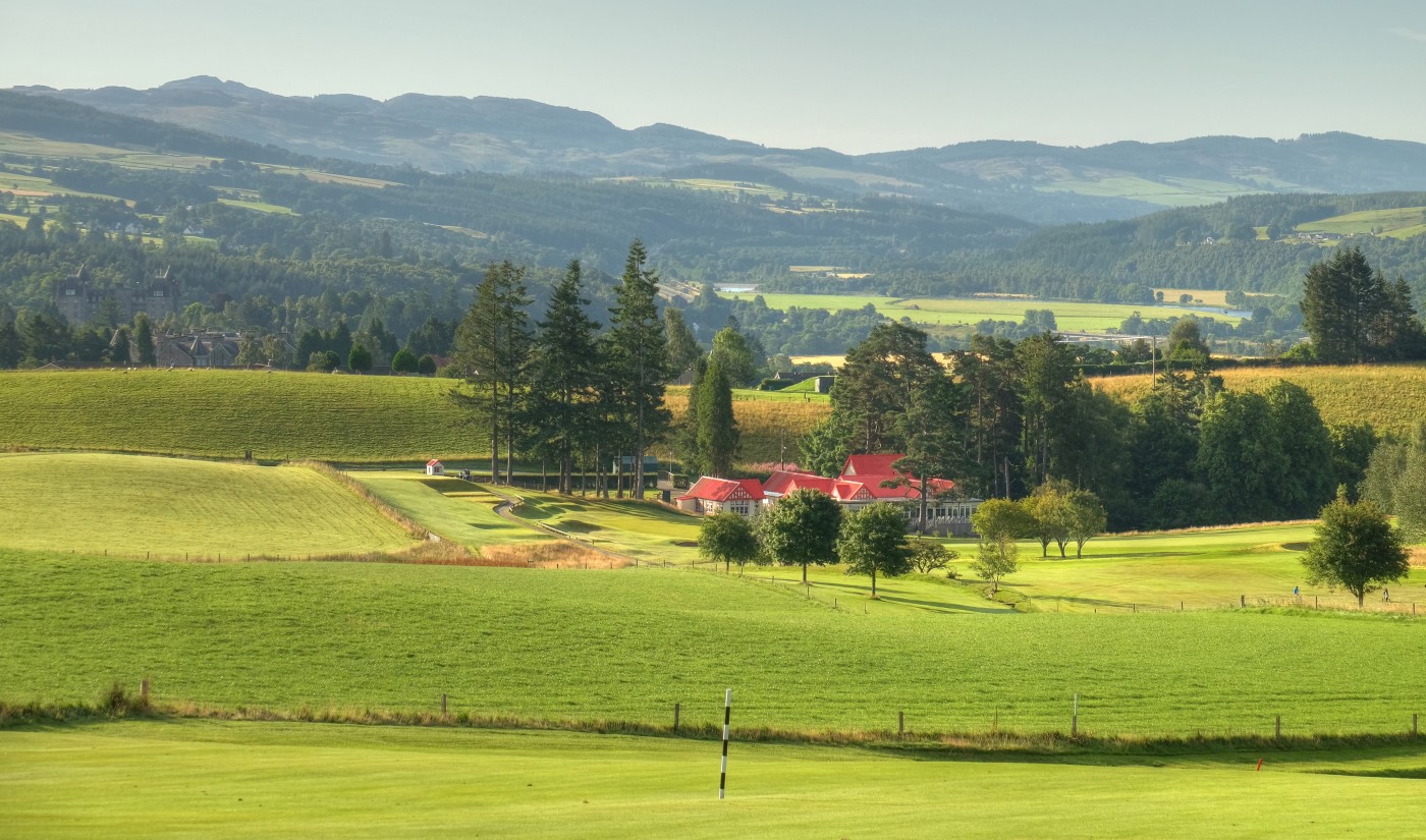 view of golf course from fields surrounding it