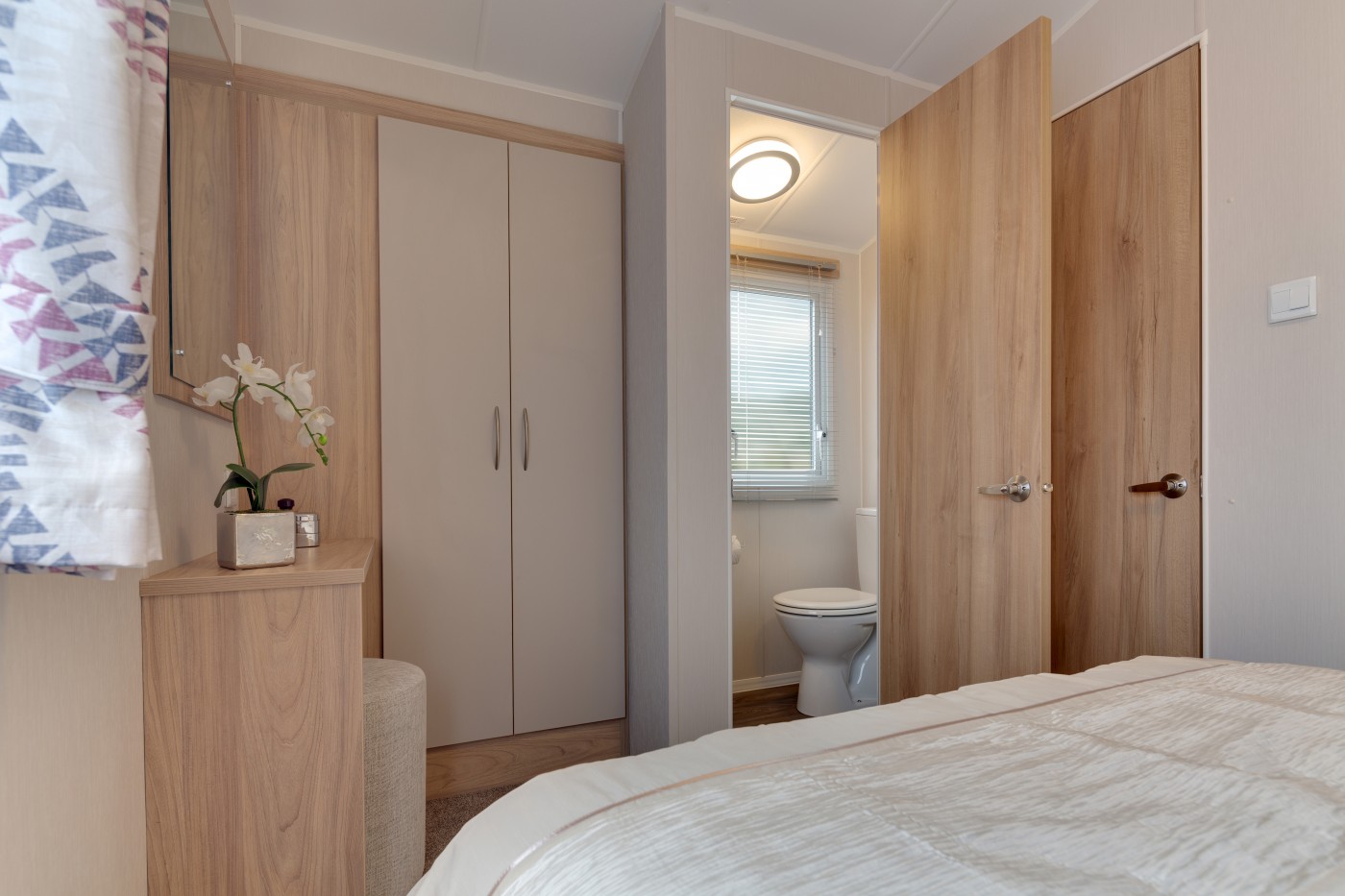 The 2018 Willerby Brockenhurst is close to the River Tummel and is south facing. It has three bedrooms and an open plan kitchen/living room layout. Bedroom 1 – Double, Bedroom 2 – Twin, Bedroom 3 - Twin. We do not supply sheets, towels and dish towels. This is a No Smoking Caravan