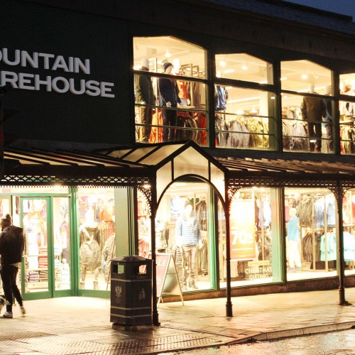 Mountain Warehouse shop in Pitlochry