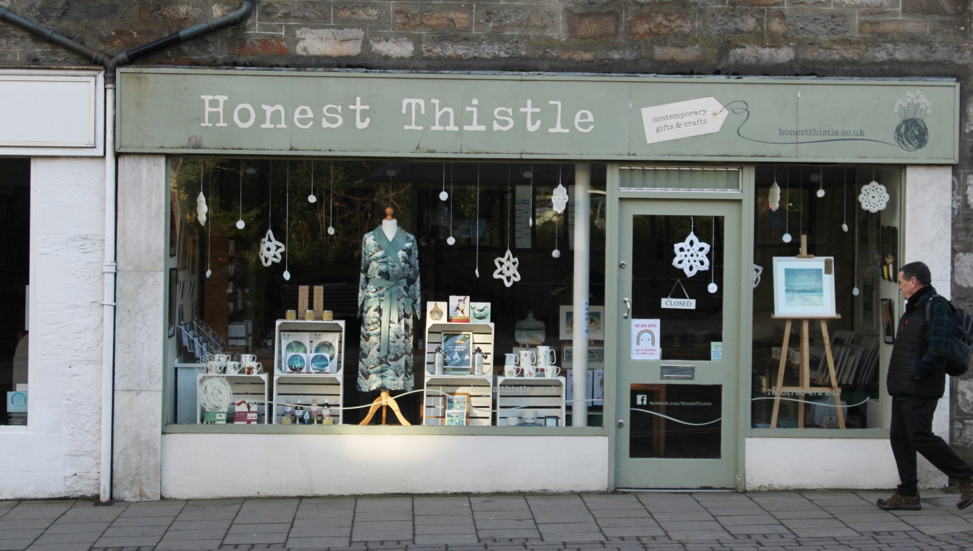 Honest Thistle gift shop in Pitlochry