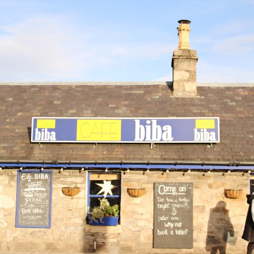 Café Biba shop in Pitlochry