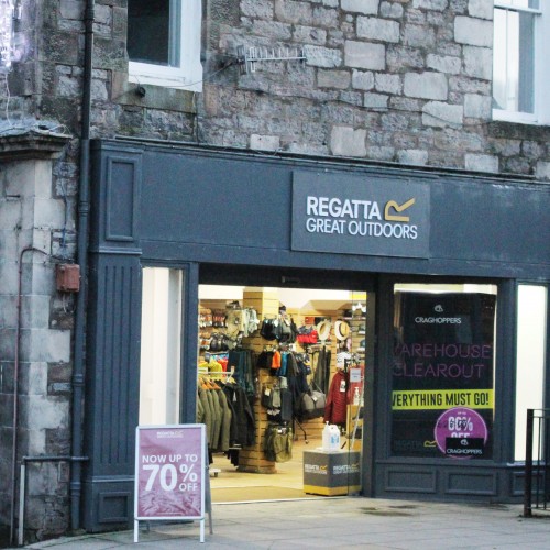 Regatta Great Outdoors shop Pitlochry