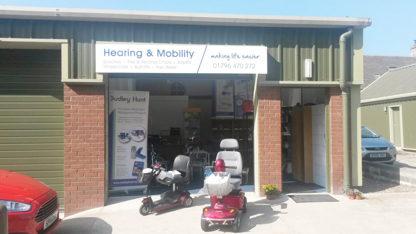 Hearing and Mobility shop in Pitlochry.