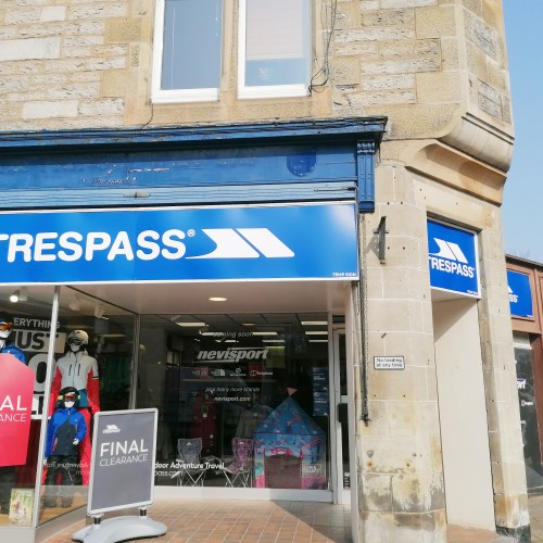Trespass shop Pitlochry