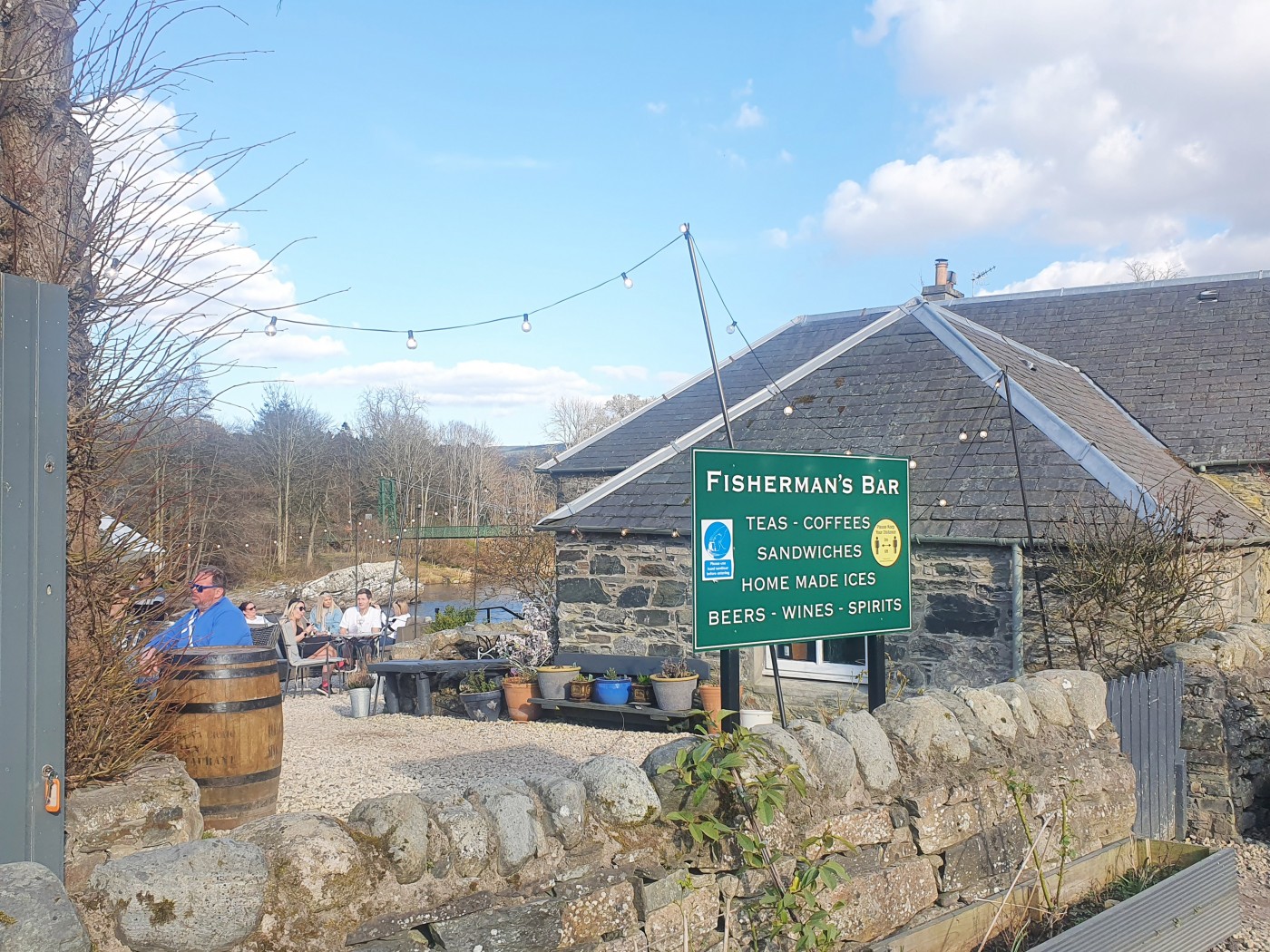 Fishermans Bar, located by Port-na-craig in Pitlochry.