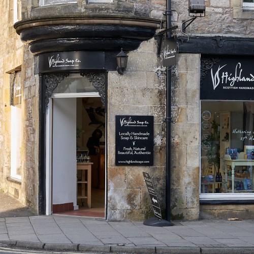 The Highland Soap Company shop in Pitlochry