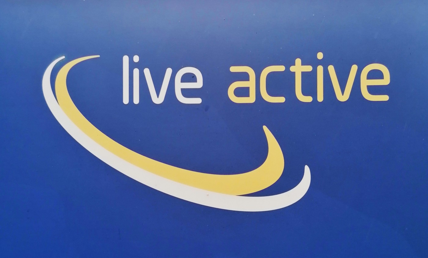 Live Active Logo Sign